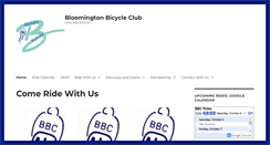 Desktop Screenshot of bloomingtonbicycleclub.org